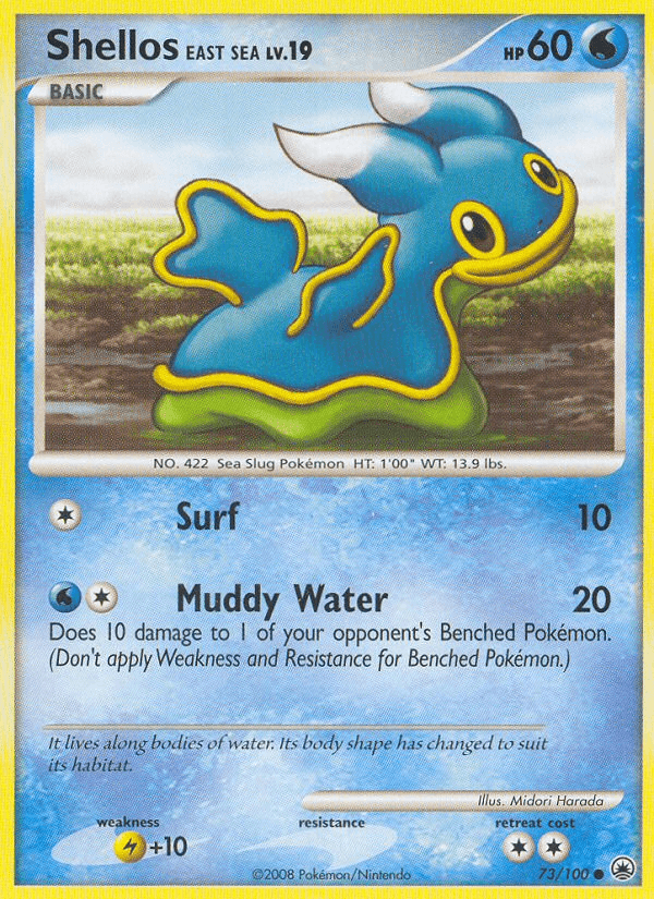 Carta Pokémon Shellos East Sea