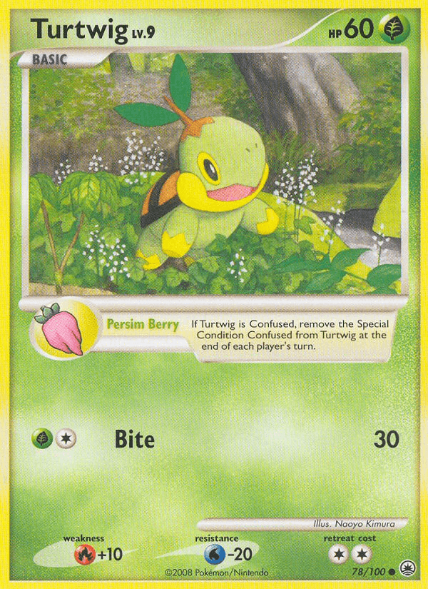 Carta Pokémon Turtwig 78