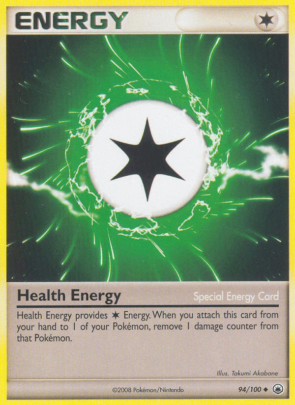 Carta Pokémon Health Energy 94 de Majestic Dawn
