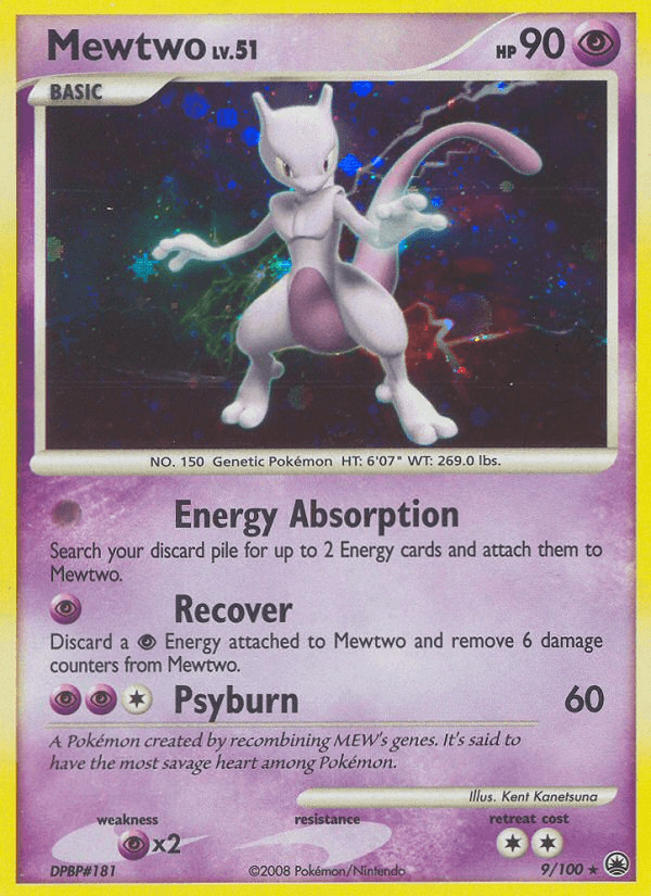 Carta Pokémon Mewtwo 9