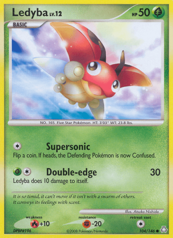 Carta Pokémon Ledyba 104