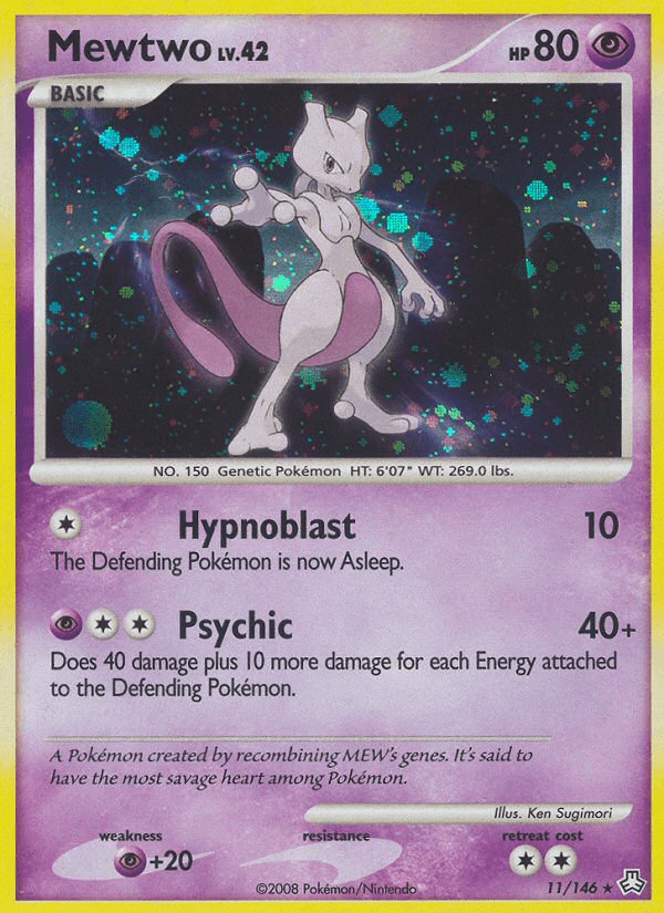 Carta Pokémon Mewtwo 11