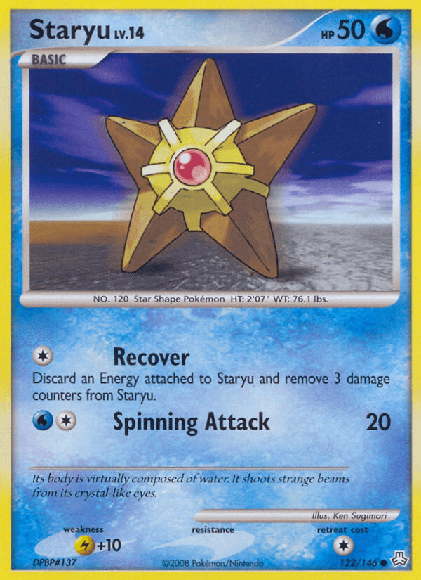 Carta Pokémon Staryu 122
