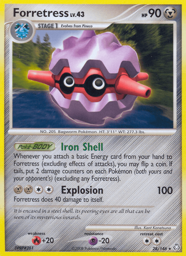 Carta Pokémon Forretress 28