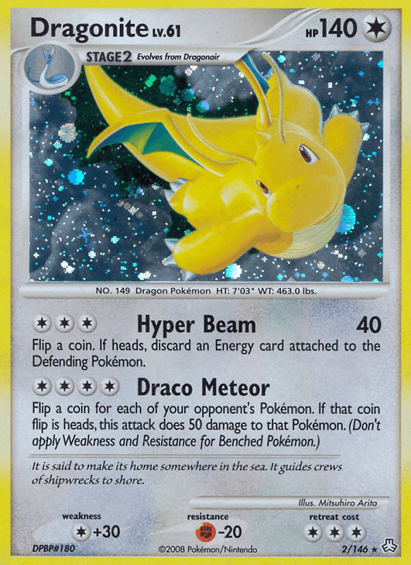 Carta Pokémon Dragonite 2