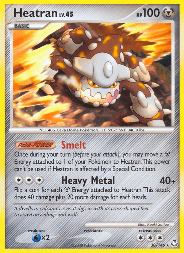 Carta Pokémon Heatran 30