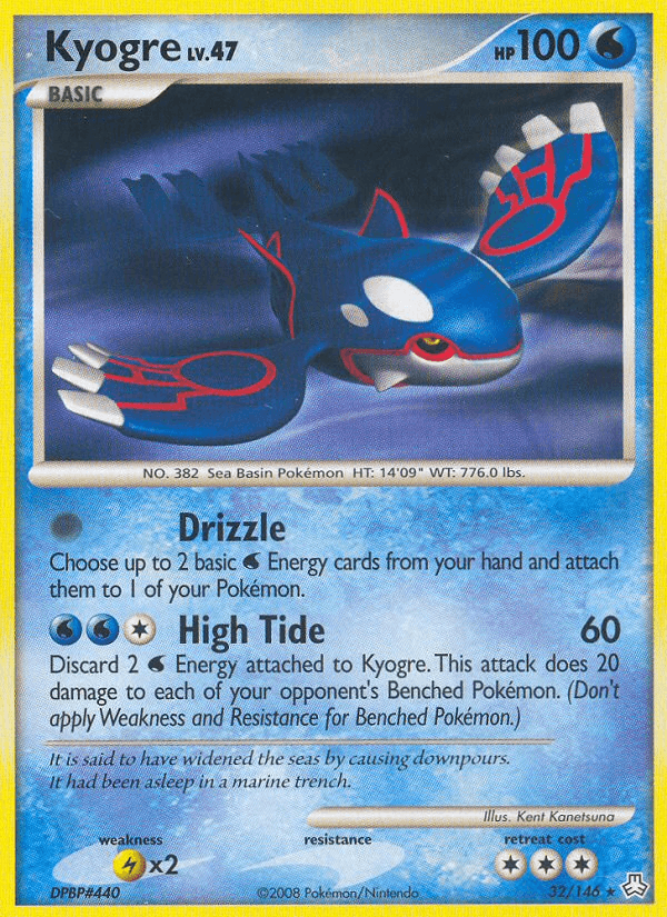 Carta Pokémon Kyogre 32