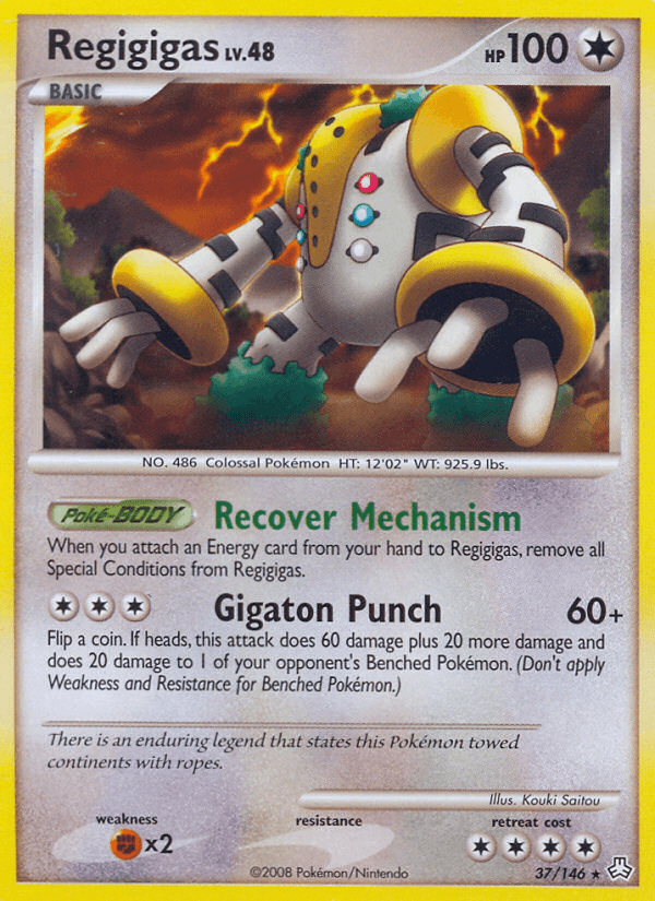 Carta Pokémon Regigigas 37