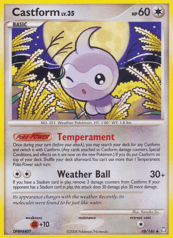 Carta Pokémon Castform 48