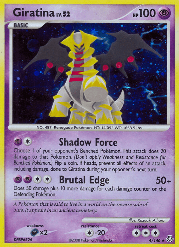 Carta Pokémon Giratina 4