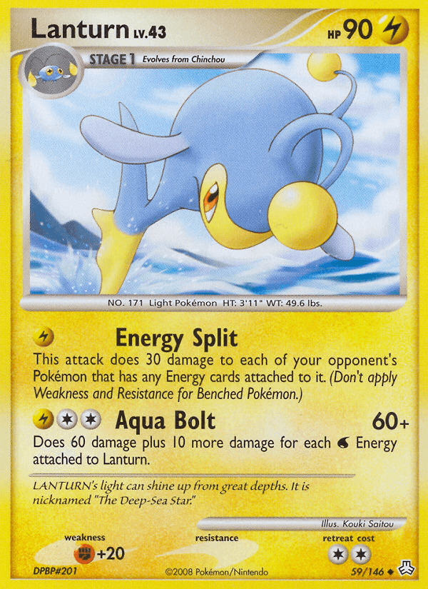 Carta Pokémon Lanturn 59