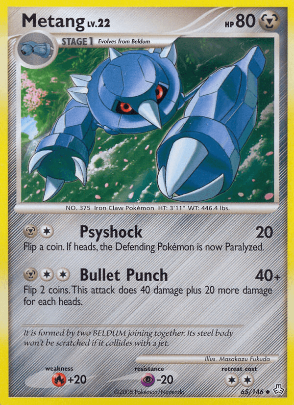 Carta Pokémon Metang 65