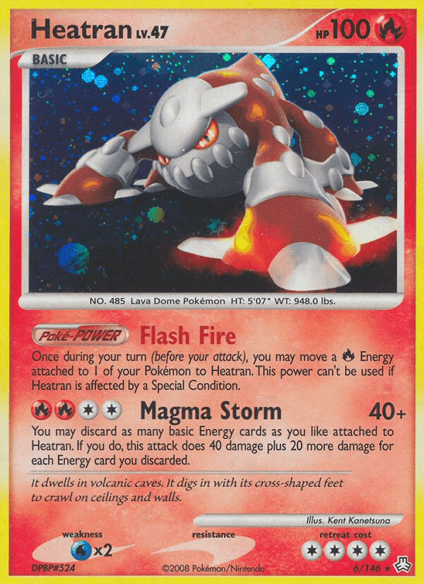 Carta Pokémon Heatran 6