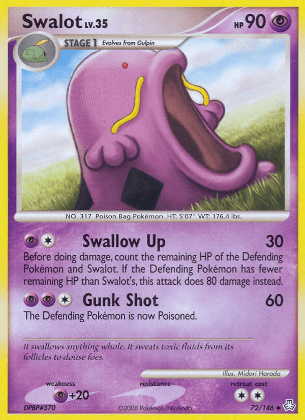 Carta Pokémon Swalot 72