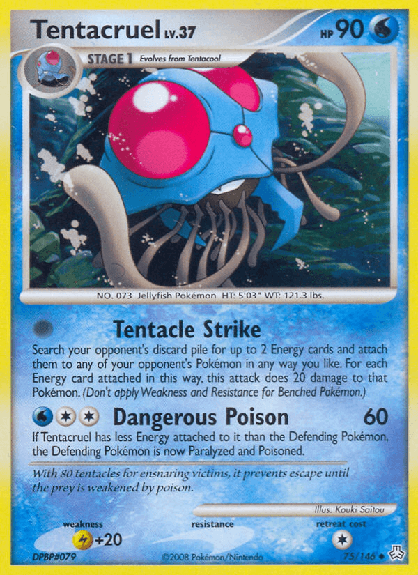 Carta Pokémon Tentacruel 75