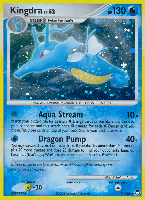 Carta Pokémon Kingdra 7
