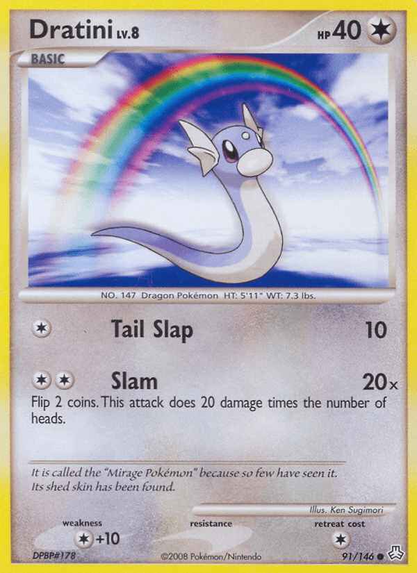 Carta Pokémon Dratini 91