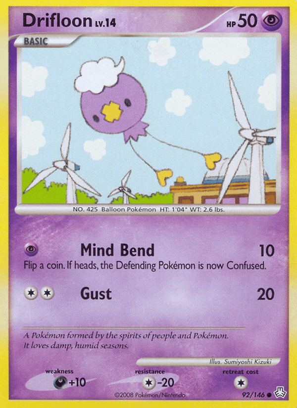 Carta Pokémon Drifloon 92
