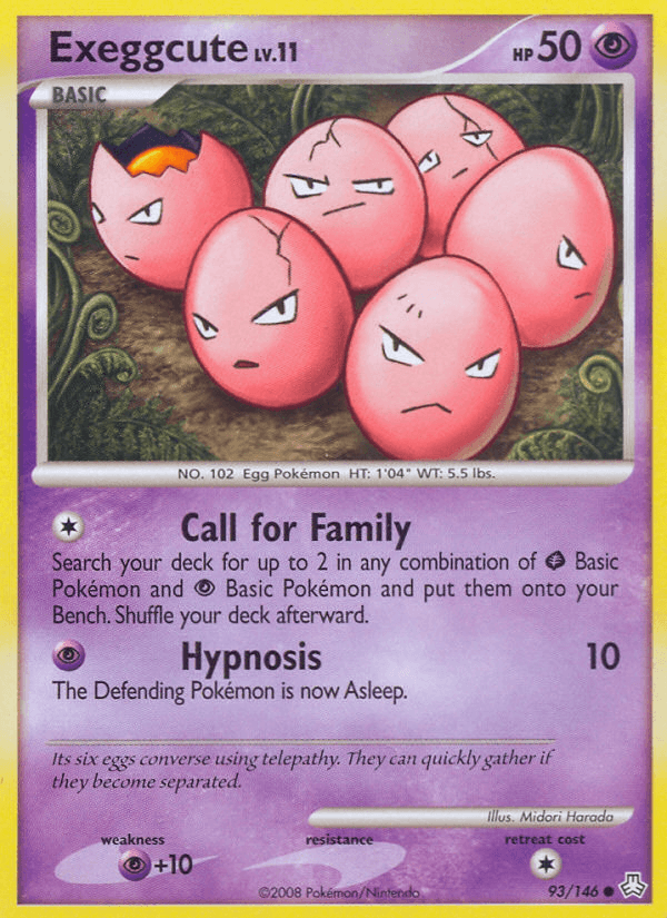 Carta Pokémon Exeggcute 93
