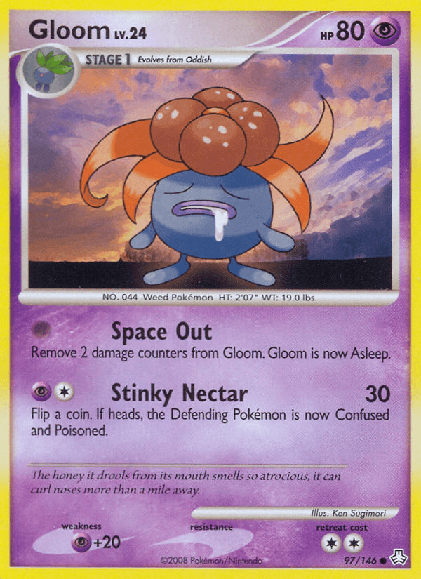 Carta Pokémon Gloom 97