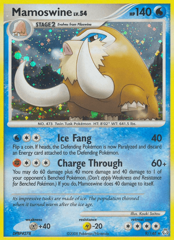 Carta Pokémon Mamoswine 9