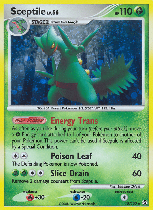 Carta Pokémon Sceptile 10