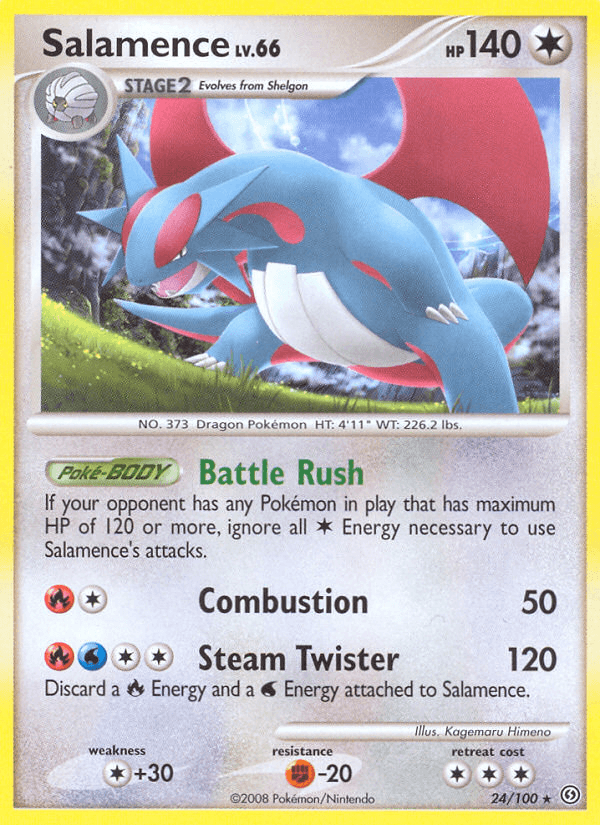 Carta Pokémon Salamence 24