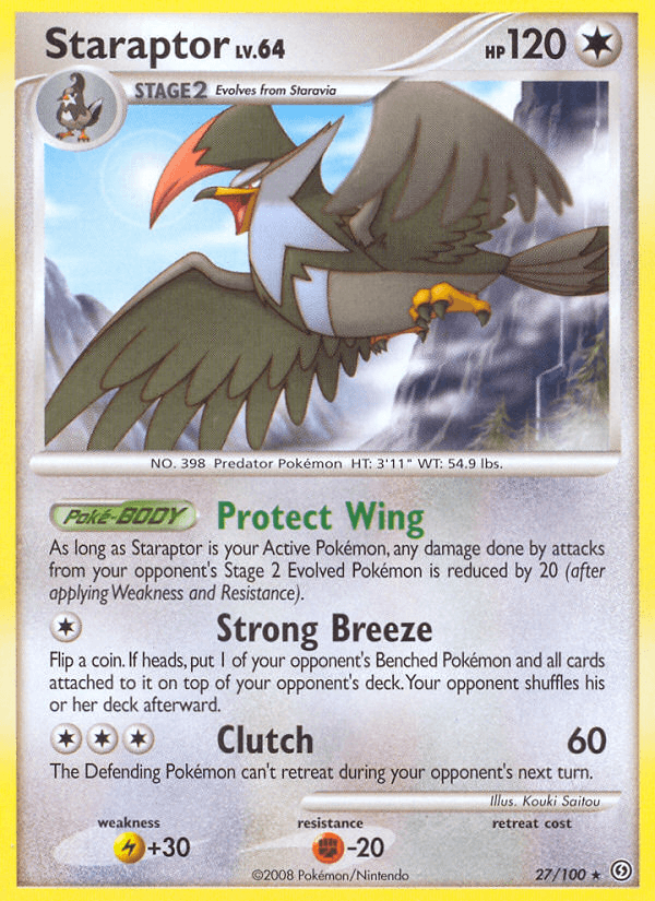 Carta Pokémon Staraptor 27