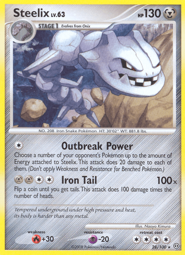 Carta Pokémon Steelix 28
