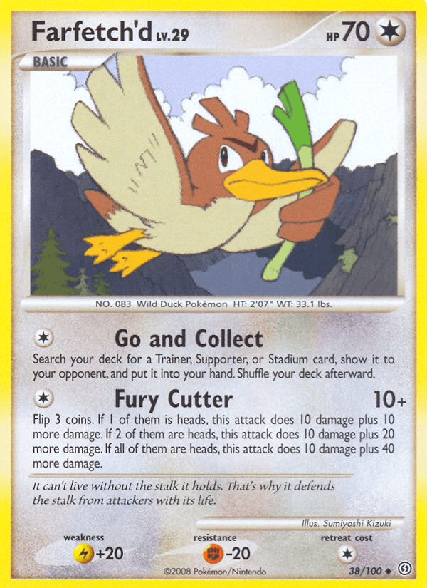 Carta Pokémon Farfetch'd 38