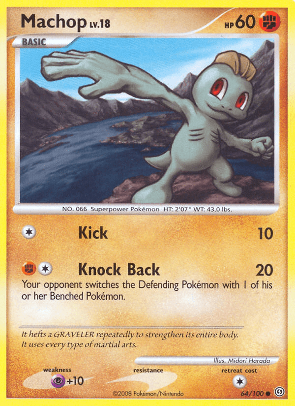 Carta Pokémon Machop 64