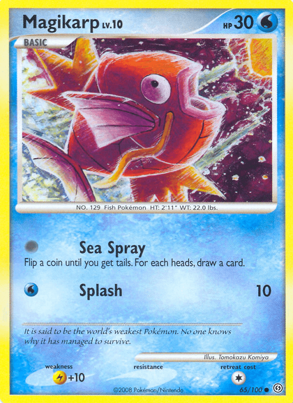 Carta Pokémon Magikarp 65 de Stormfront
