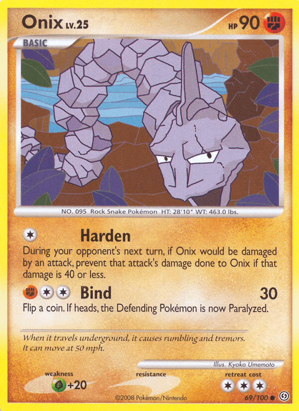Carta Pokémon Onix 69