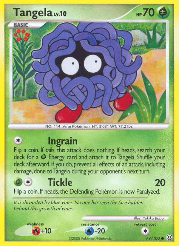 Carta Pokémon Tangela 78