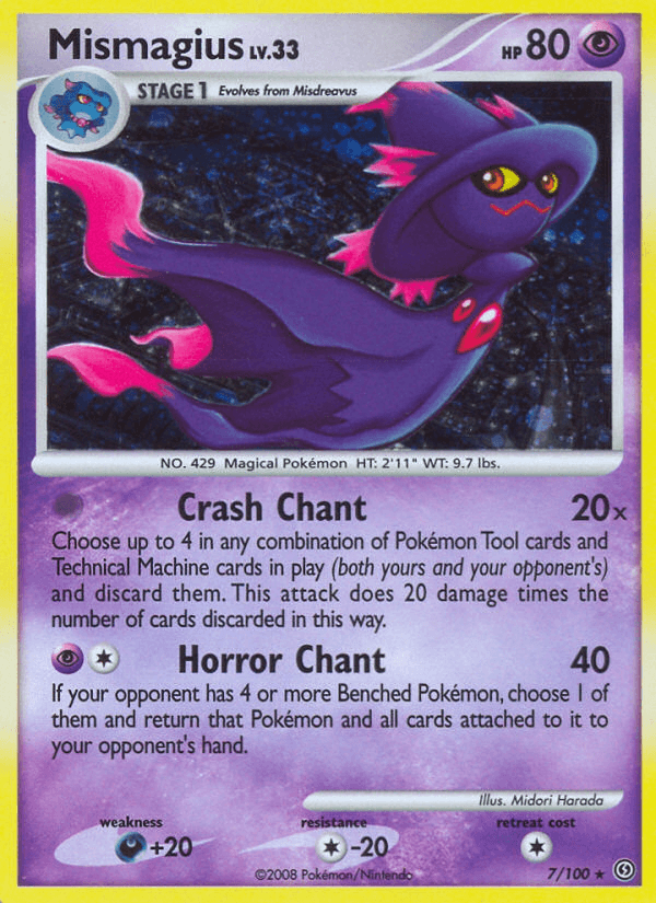 Carta Pokémon Mismagius 7