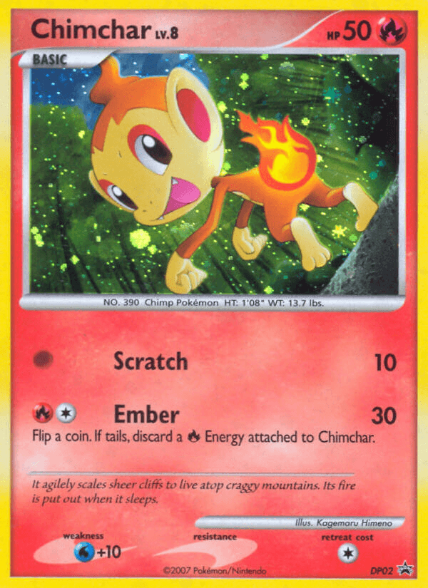 Carta Pokémon Chimchar DP02