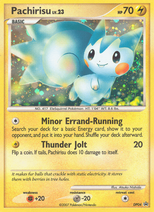 Carta Pokémon Pachirisu DP04