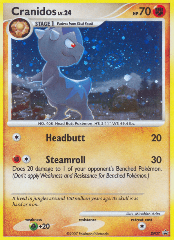 Carta Pokémon Cranidos DP07
