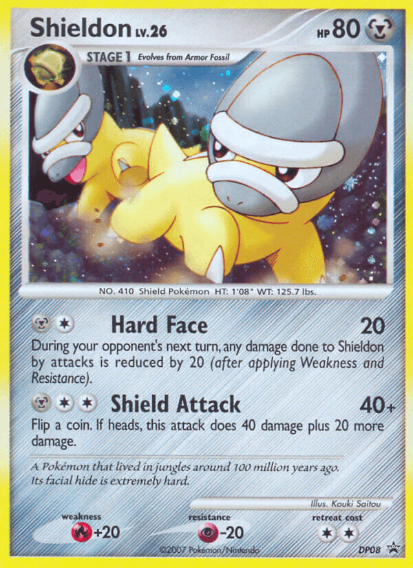 Carta Pokémon Shieldon DP08