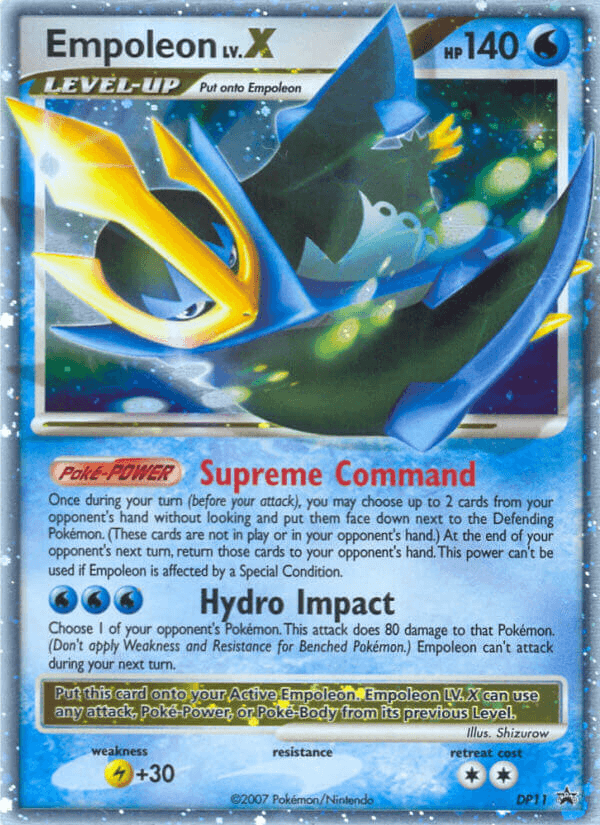 Carta Pokémon Empoleon LV.X DP11