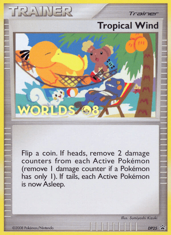 Carta Pokémon Tropical Wind DP25 de DP Black Star Promos