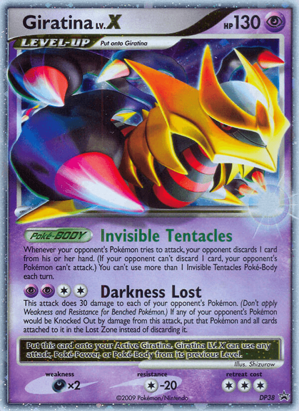 Carta Pokémon Giratina LV.X DP38