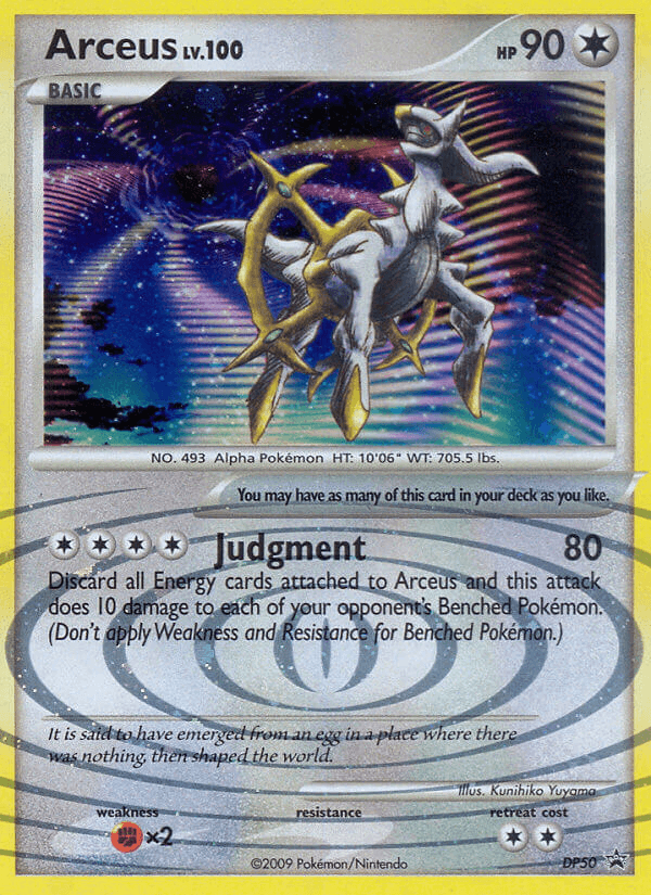 Carta Pokémon Arceus DP50
