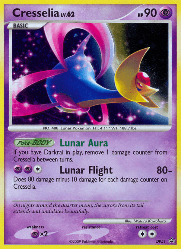 Carta Pokémon Cresselia DP51