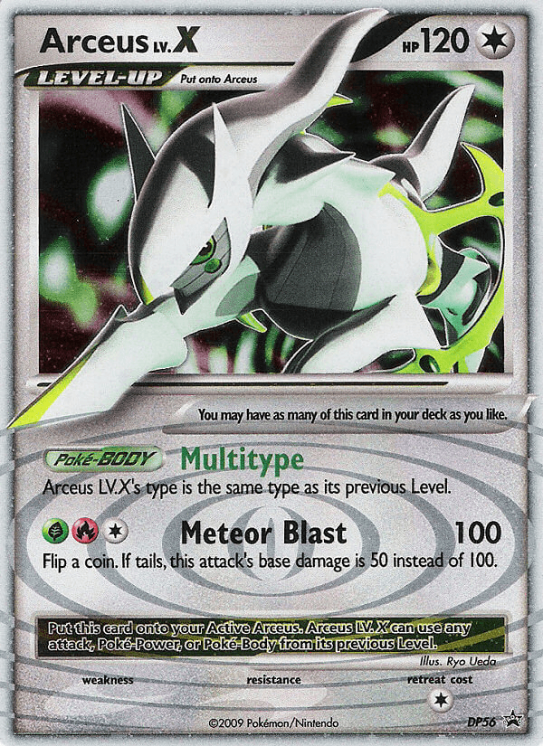 Carta Pokémon Arceus LV.X DP56