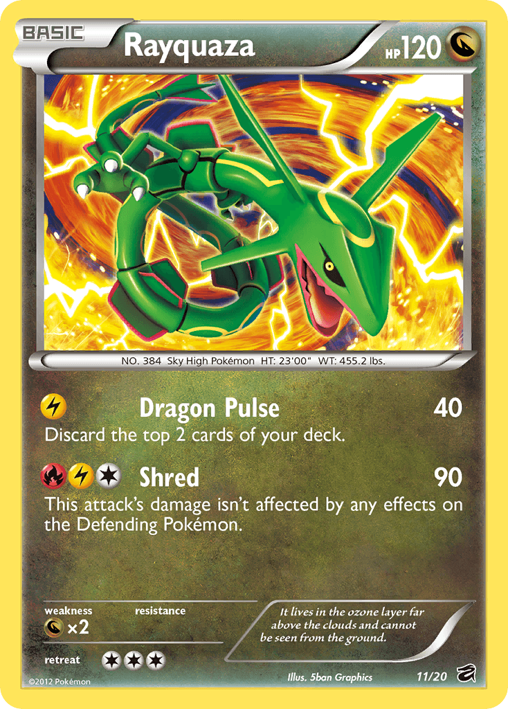 Carta Pokémon Rayquaza 11