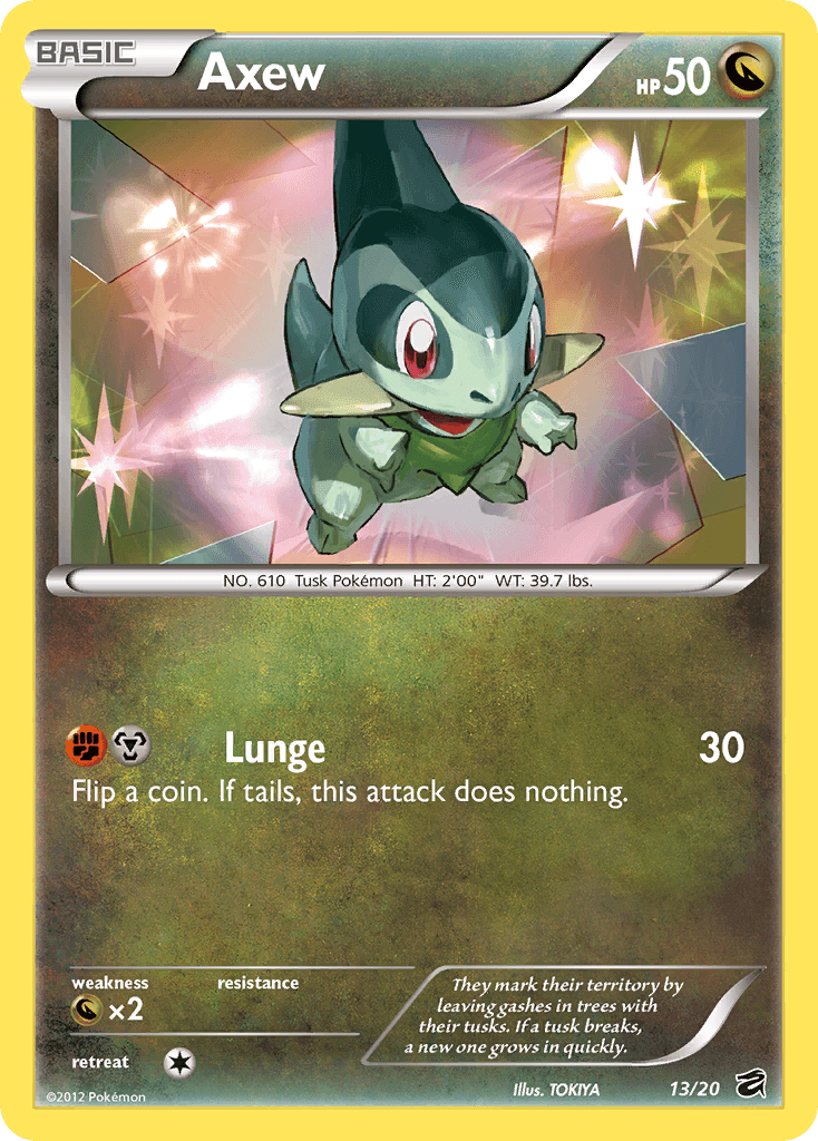 Carta Pokémon Axew 13