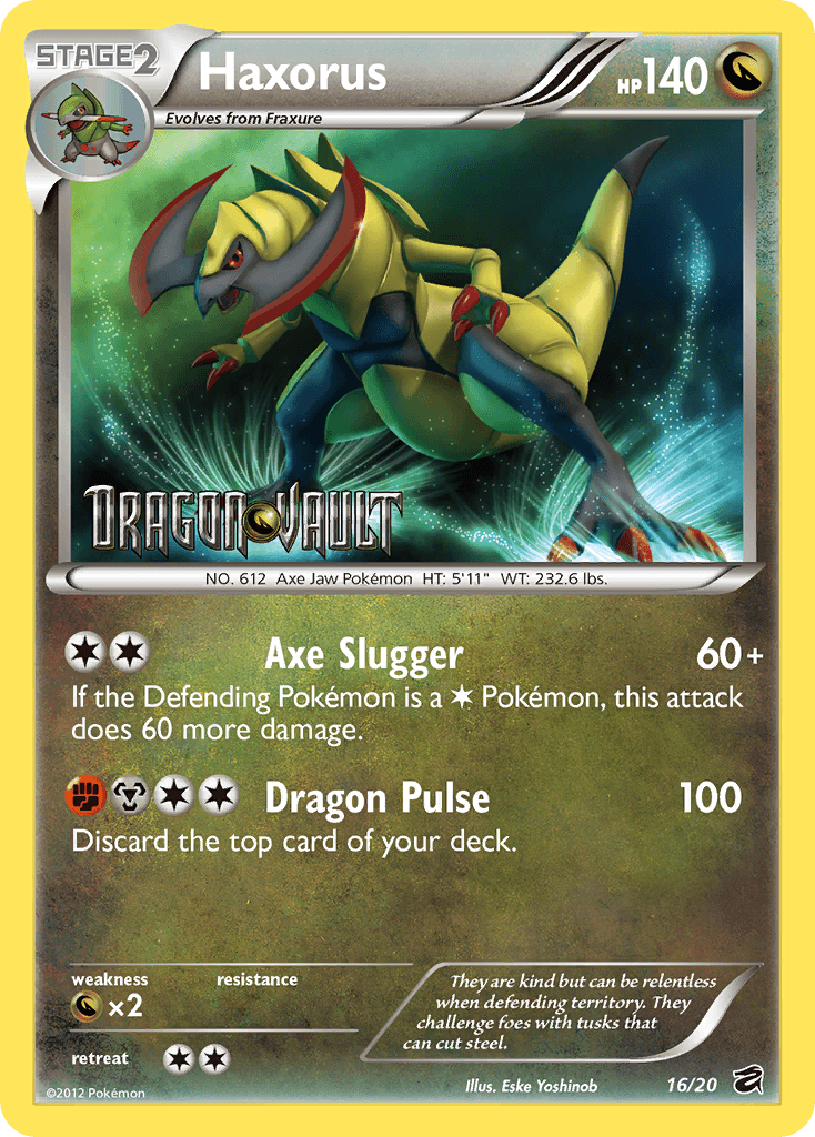 Carta Pokémon Haxorus 16