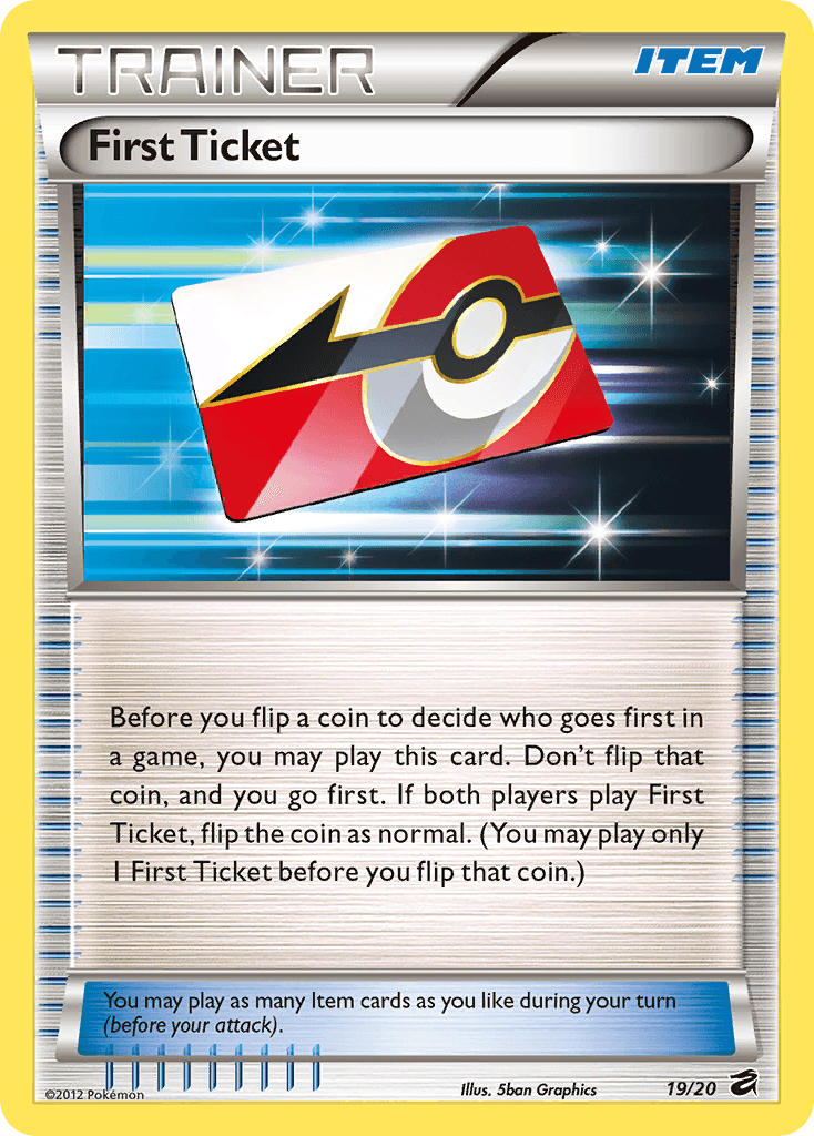 Carta Pokémon First Ticket 19 de Dragon Vault