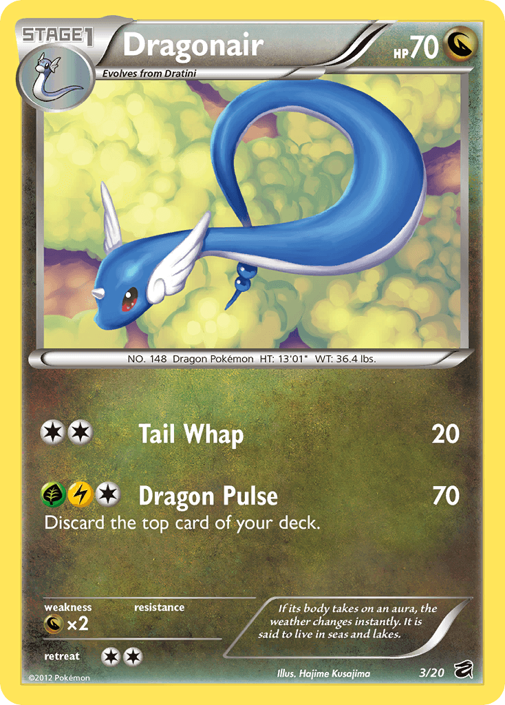 Carta Pokémon Dragonair 3